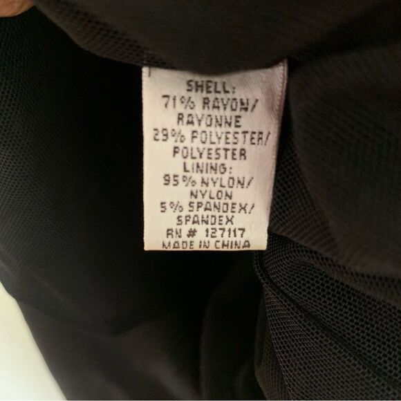 Badgley Mischka Black Ruched Strapless Sweetheart Floor Length Formal Gown Sz 10 - Picture 10 of 12